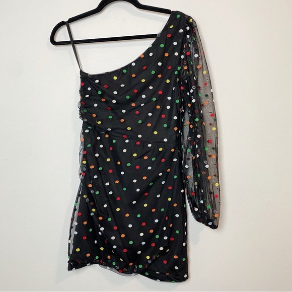 Camila Coelho Edite Embroidered Polka Dot Mini Dress - Picture 7 of 10